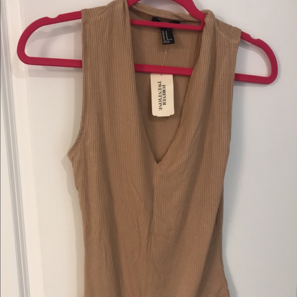 Tan bodysuit medium